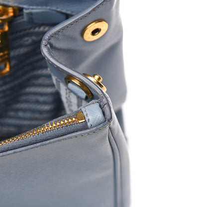 Prada Saffiano Medium Galleria Double Zip Tote Aviazione 9 of 20