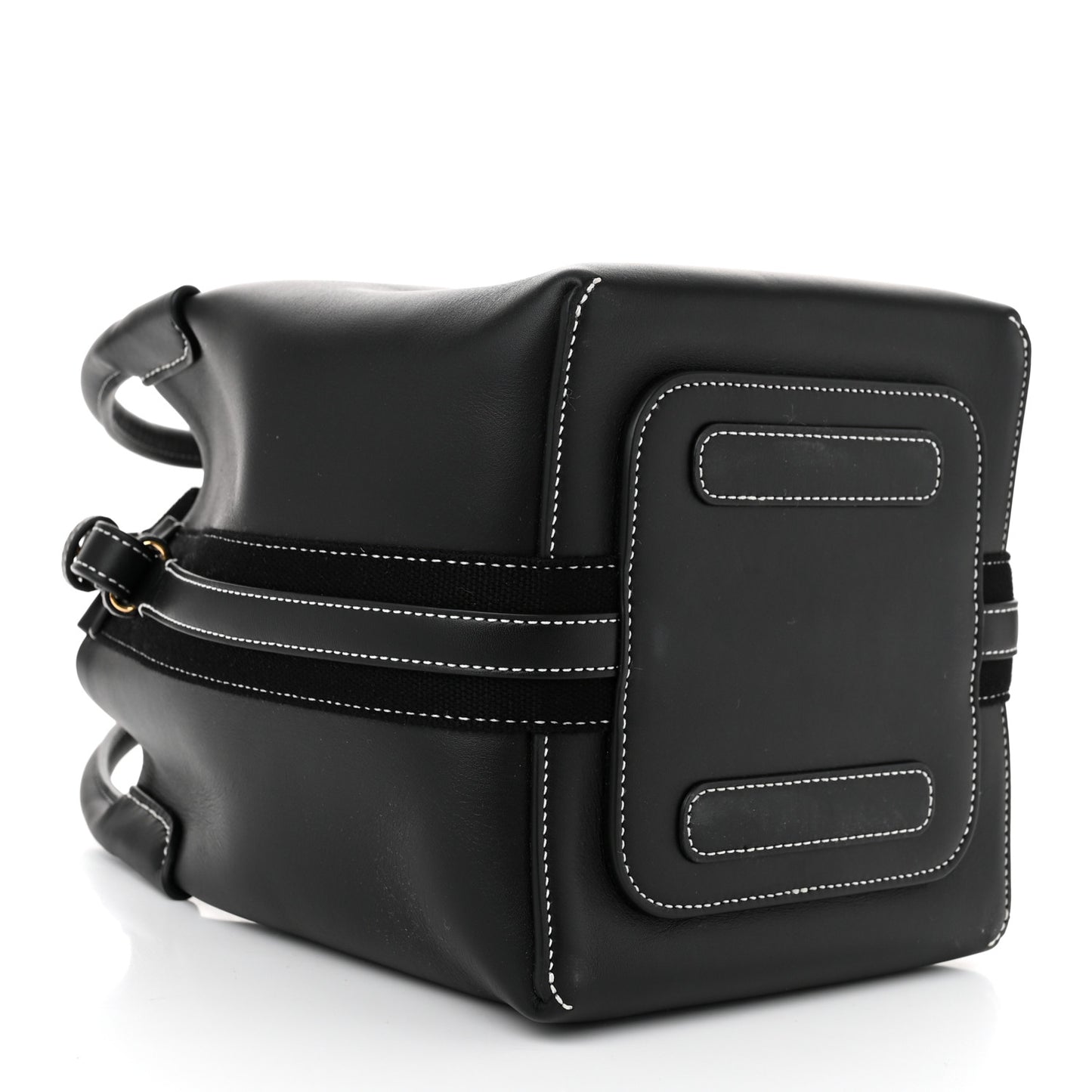Smooth Calfskin Small Bale Bag Black