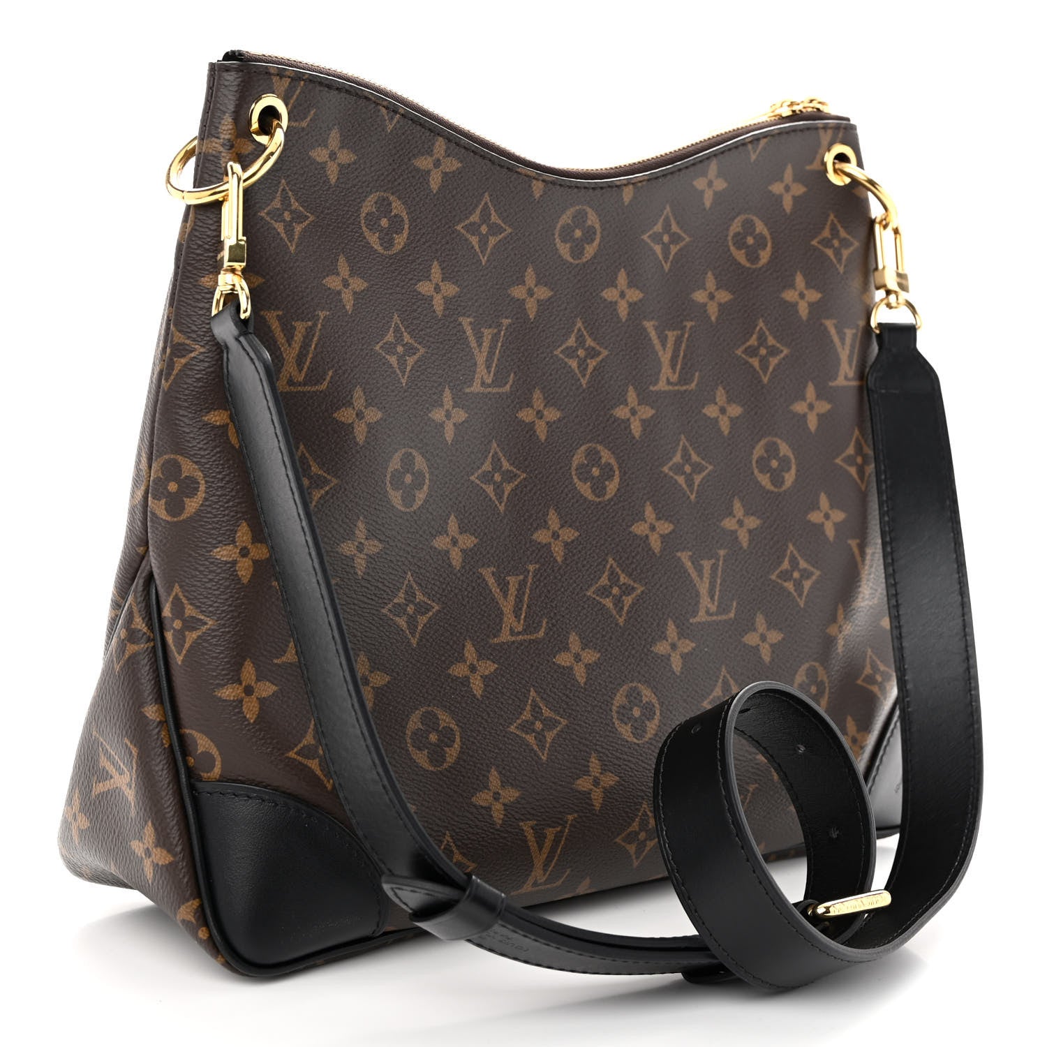 Louis Vuitton Monogram Odeon MM Black 3 of 9