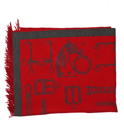 Hermes Cashmere Wool Blanket 3 of 5