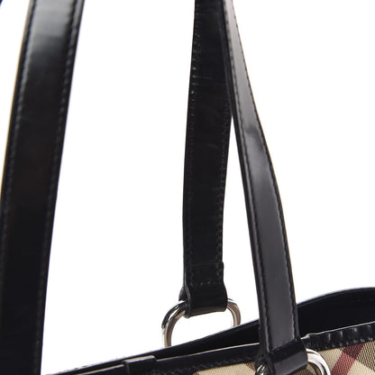 Burberry Supernova Check Stanton Tote Black 9 of 20