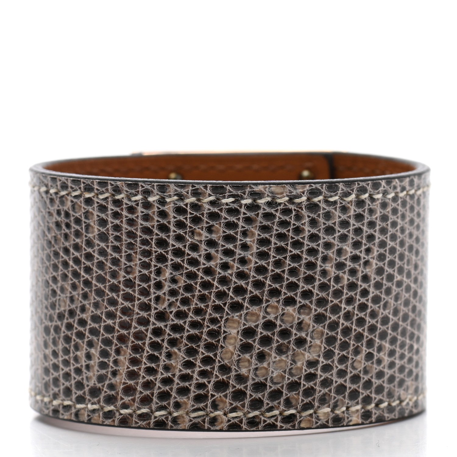Hermes Lizard Kelly Dog Cuff T2 Ombre 3 of 6