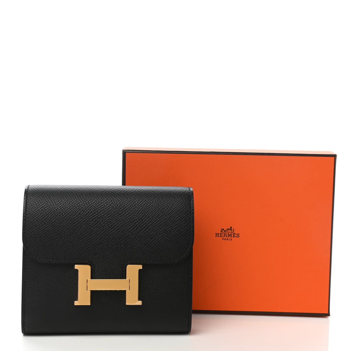 Epsom Constance Compact Passant Wallet Black