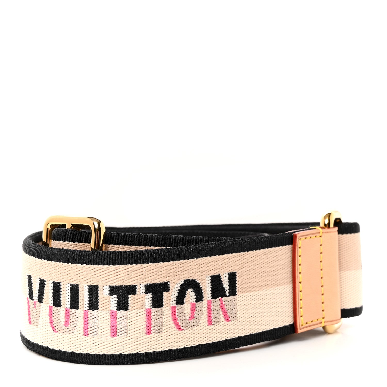 Louis Vuitton Jacquard Speedy Bandouliere 20 Shoulder Strap Black 2 of 4