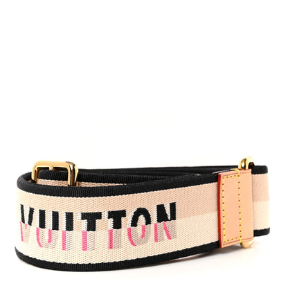 Louis Vuitton Jacquard Speedy Bandouliere 20 Shoulder Strap Black 2 of 4