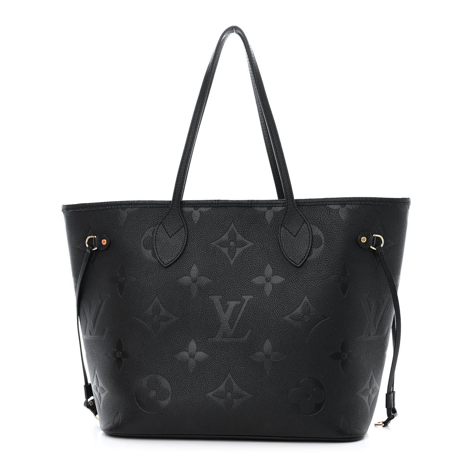 Louis Vuitton Empreinte Monogram Giant Neverfull MM Black 1 of 12
