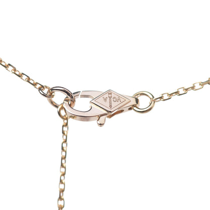 Van Cleef & Arpels 18K Rose Gold Carnelian Sweet Alhambra Pendant Necklace 5 of 7