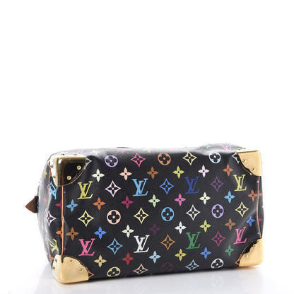 Louis Vuitton Monogram Multicolor Speedy 30 Black 4 of 8