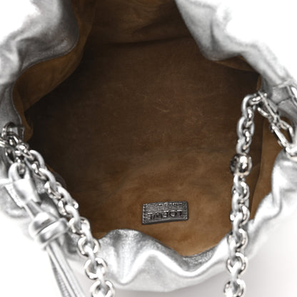 Loewe Metallic Nappa Donut Chain Flamenco Knot Silver 5 of 10