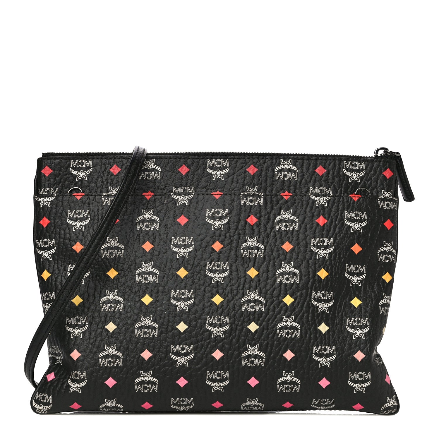 MCM Skyoptic Visetos Crossbody Pouch Spectrum Diamond Black 1 of 15