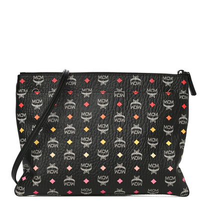 MCM Skyoptic Visetos Crossbody Pouch Spectrum Diamond Black 1 of 15