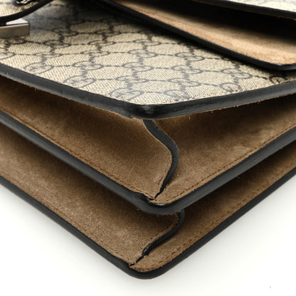Gucci GG Supreme Monogram Suede Small Dionysus Shoulder Bag Taupe 9 of 9