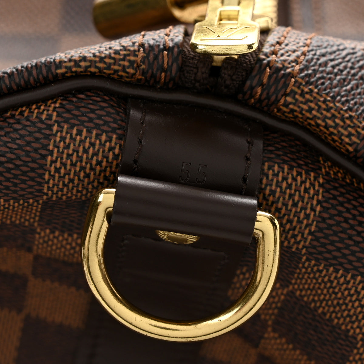 Louis Vuitton Damier Ebene Keepall Bandouliere 55 7 of 10