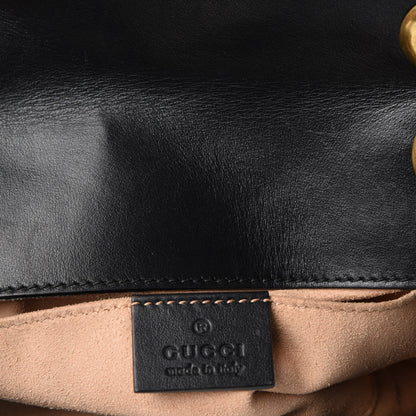 Gucci Calfskin Matelasse Mini GG Marmont Shoulder Bag Black 5 of 10