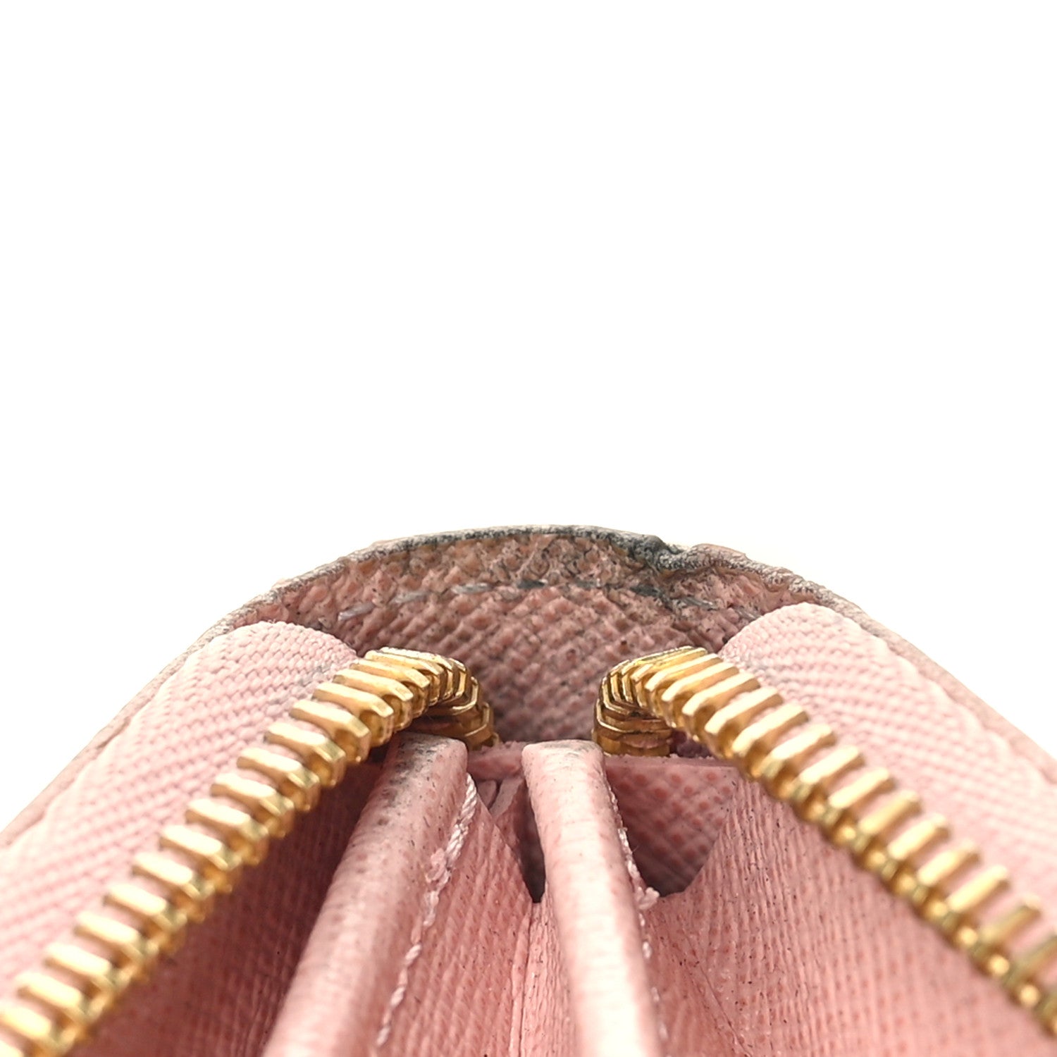 Louis Vuitton Damier Azur Zippy Wallet Rose Ballerine 7 of 10