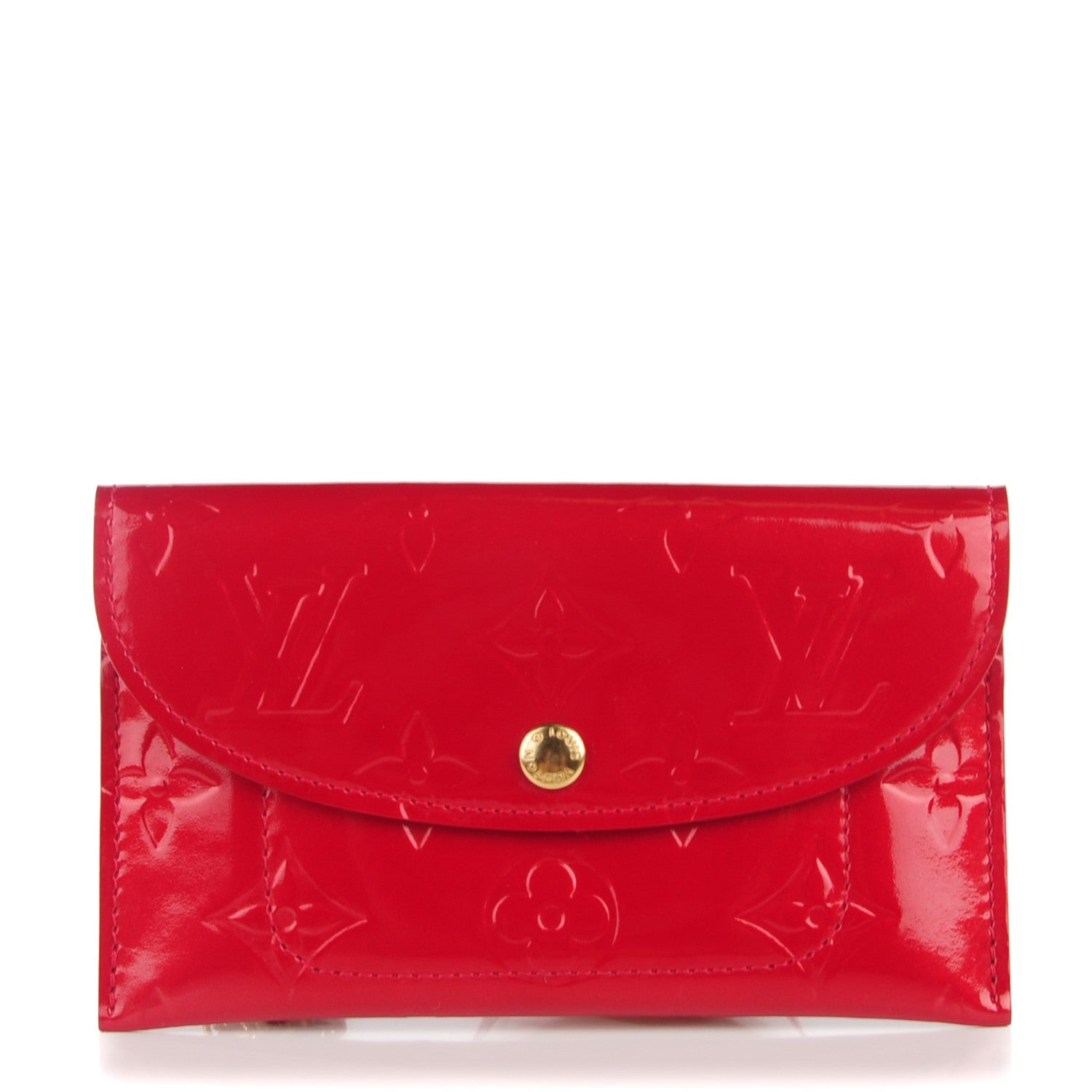 Louis Vuitton Vernis Envelope Plate Pouch Pomme D'Amour 1 of 7