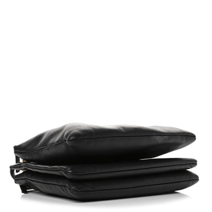 Celine Lambskin Large Trio Crossbody Bag Black 3 of 7