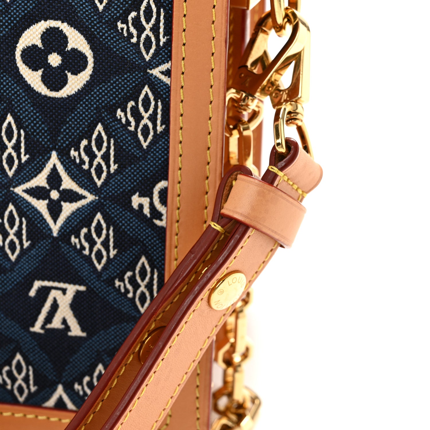 Louis Vuitton Jacquard Since 1854 Dauphine MM Blue 14 of 14