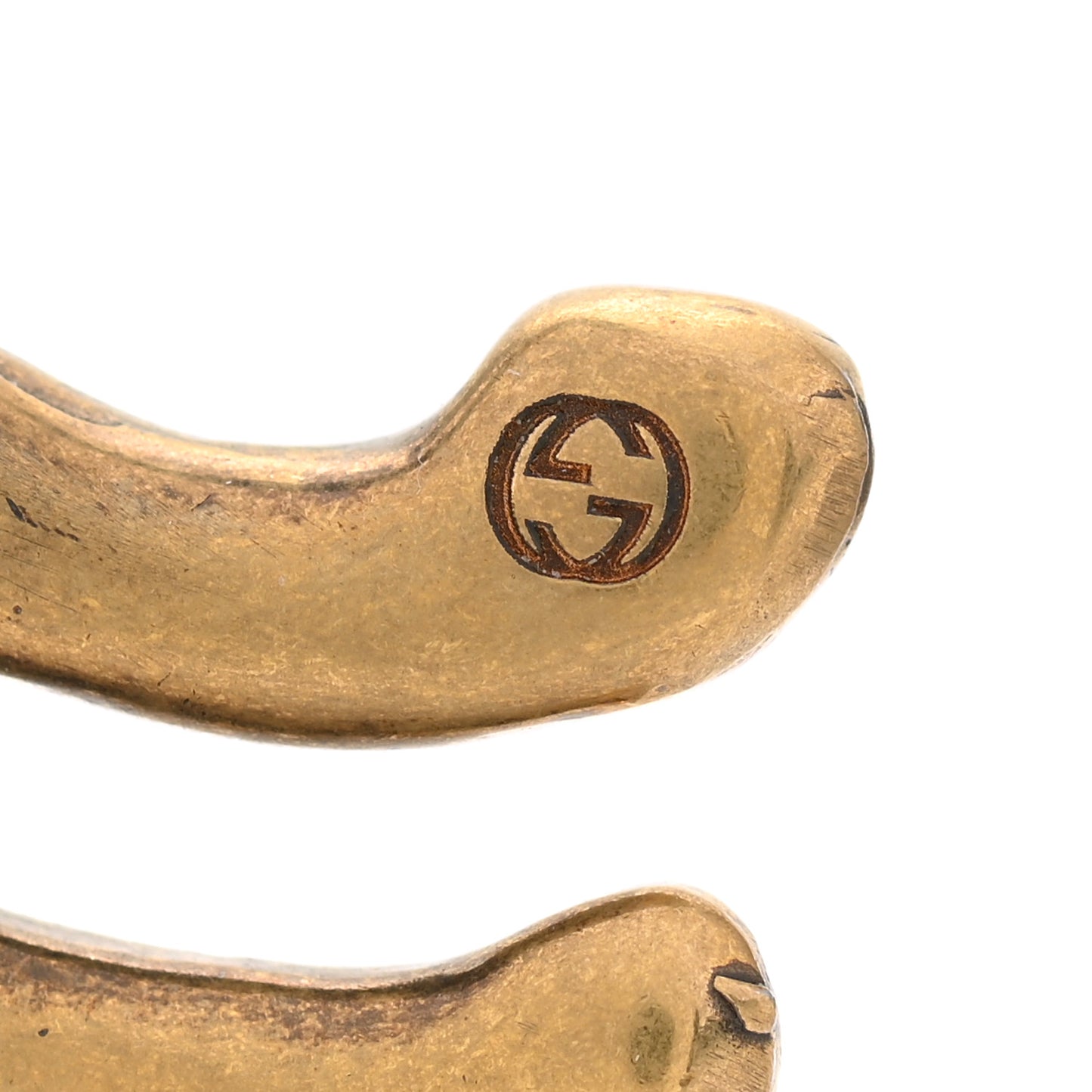 Crystal Tiger Multi-Finger Ring Gold Green