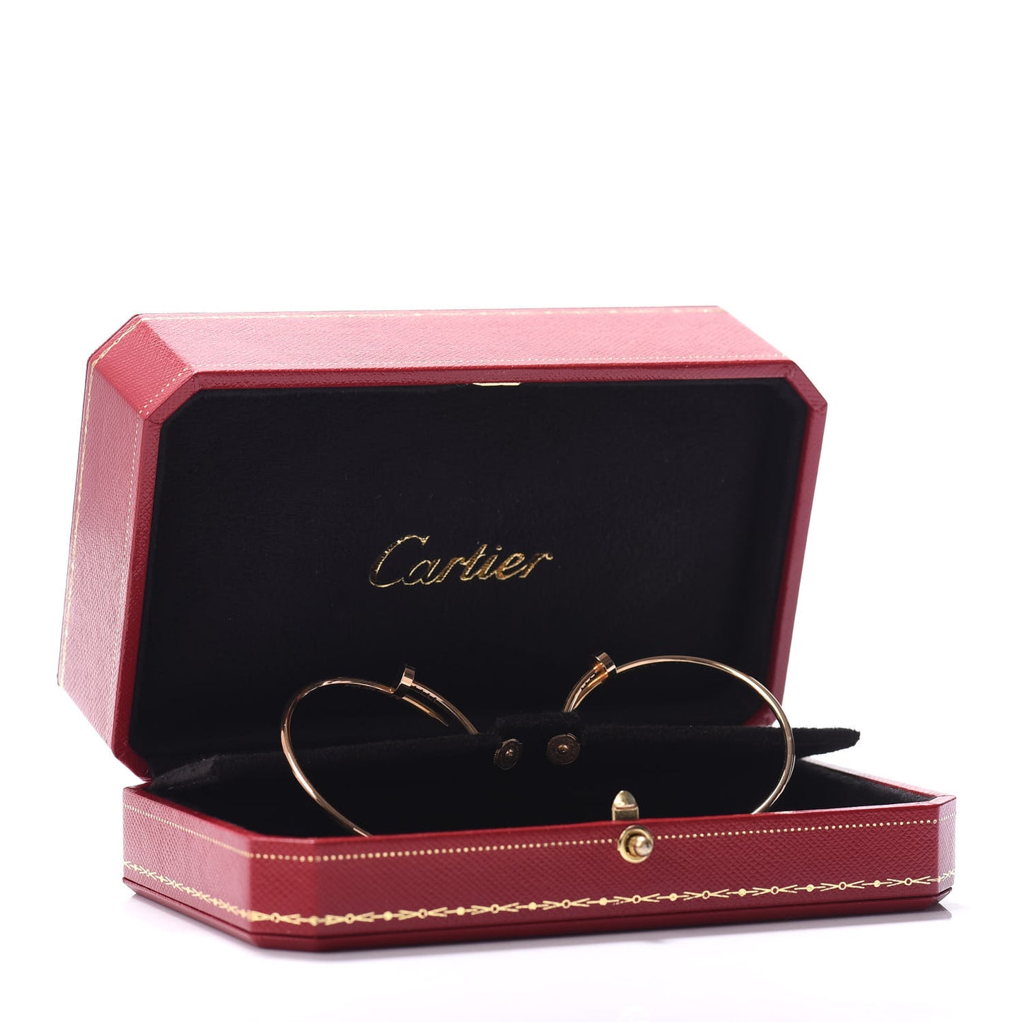 18K Pink Gold Juste Un Clou Hoop Earrings