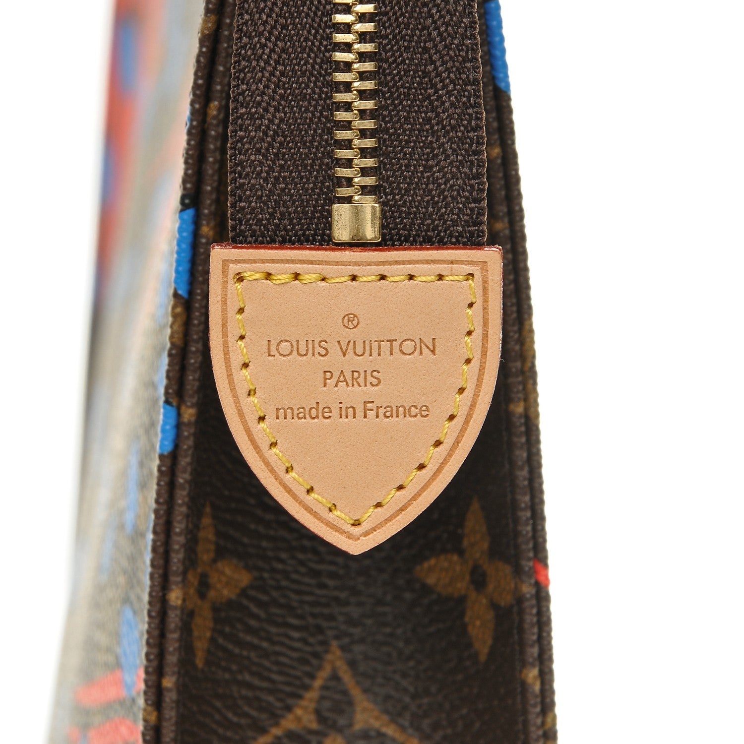 Louis Vuitton Monogram Jungle Dots Toiletry Pouch 26 Coquelicot Denim 6 of 7