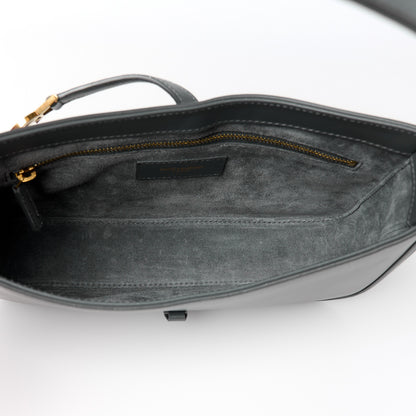 Saint Laurent Smooth Calfskin Le 5 A 7 Hobo Storm 5 of 10