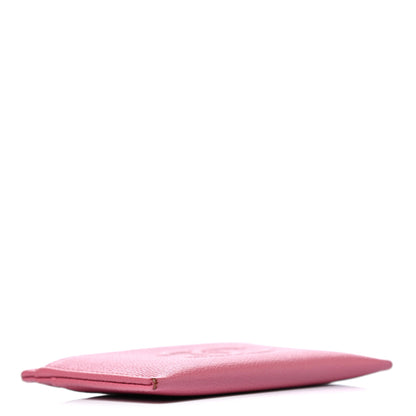 Chanel Caviar Timeless CC Card Holder Pink 3 of 4