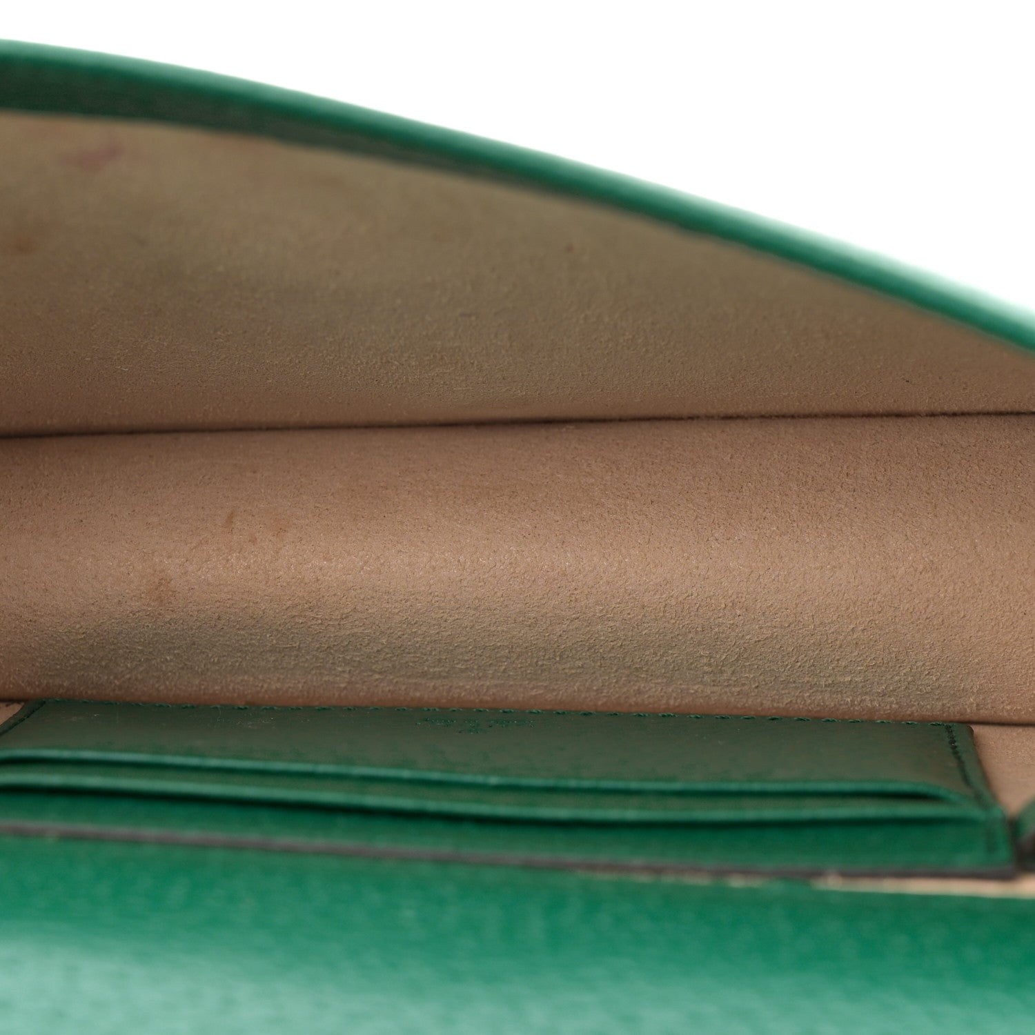 Gucci Dollar Pigprint Diana Chain Wallet Green 5 of 11