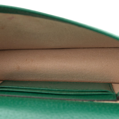 Gucci Dollar Pigprint Diana Chain Wallet Green 5 of 11