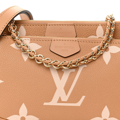 Louis Vuitton Empreinte Monogram Giant Multi Pochette Accessories Arizona Creme 9 of 11
