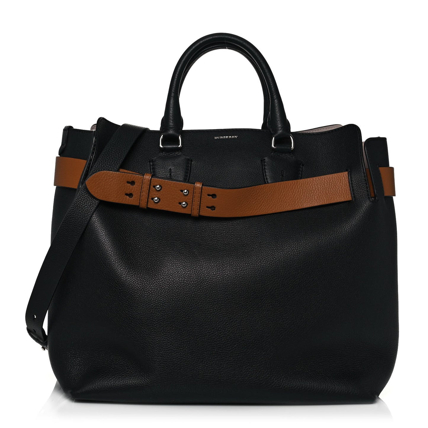 Marais Calfskin Large Belt Bag Black