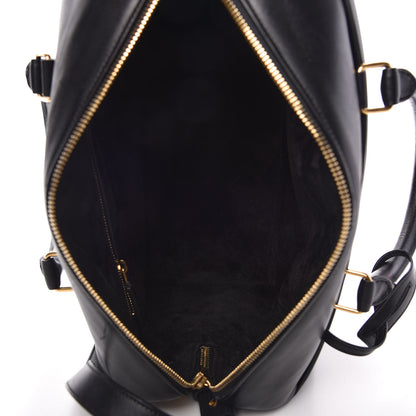 Saint Laurent Calfskin Classic Duffle 6 Black 5 of 11