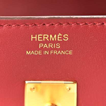 Hermes Veau Jonathan Birkin 25 Rouge Vif 7 of 12