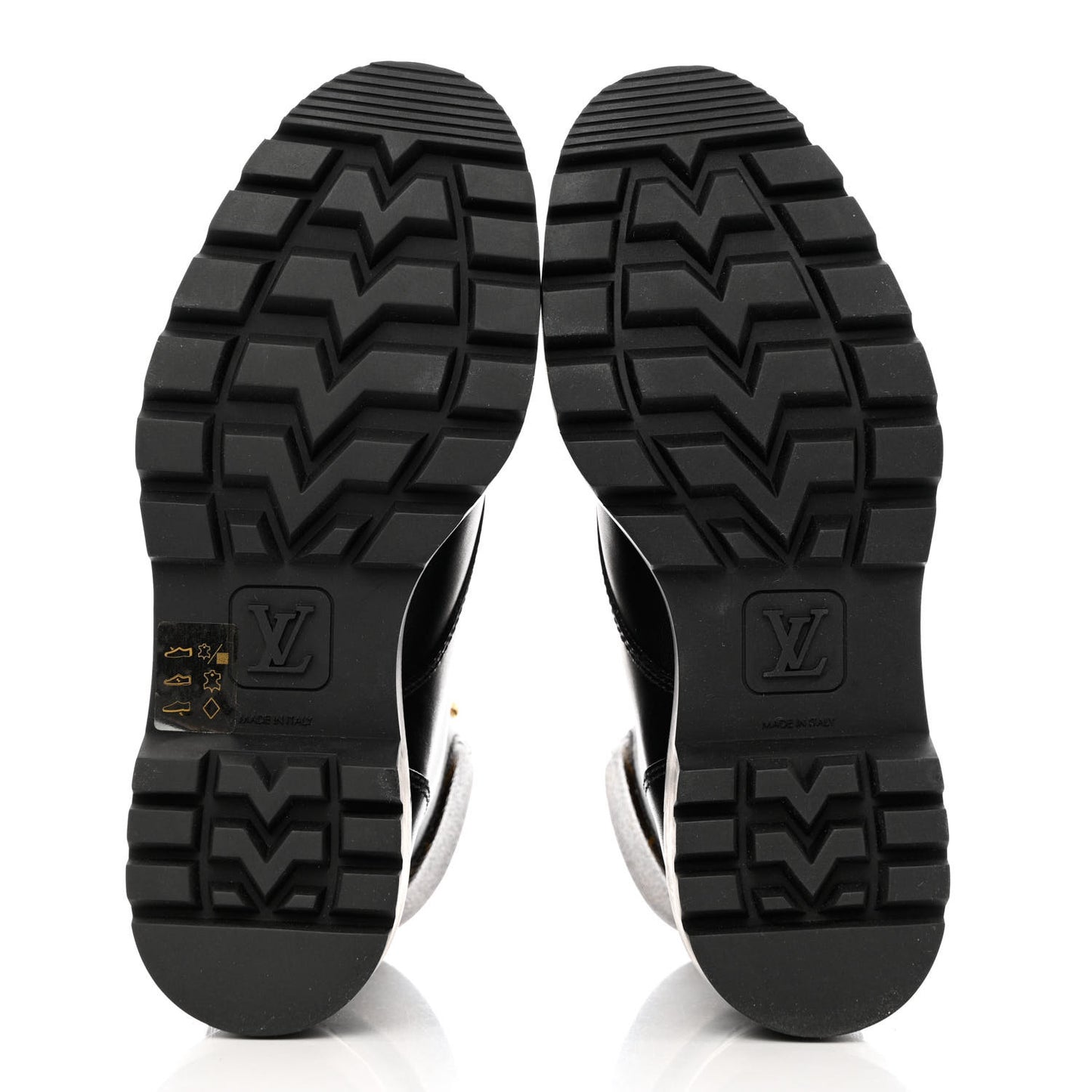 Calfskin Monogram Territory Flat Ranger Boots 37.5 Black