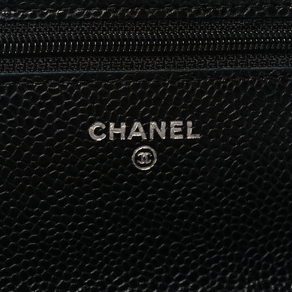 Chanel Caviar Quilted Wallet on Chain WOC Black 6 of 11