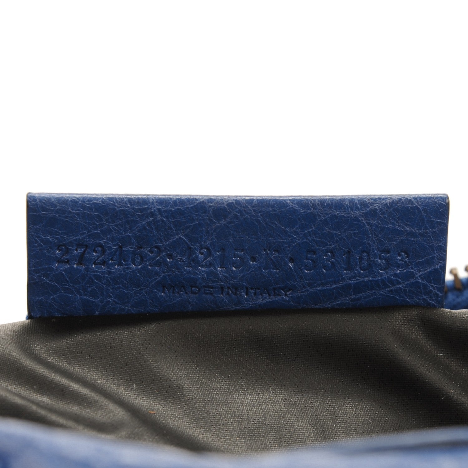 Balenciaga Agneau Classic Hardware Pencil Case M Bleuette 7 of 7