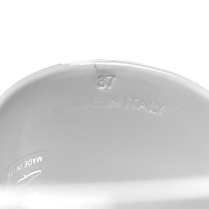 Givenchy Rubber Marshmallow Wedge Slides 37 White 6 of 10