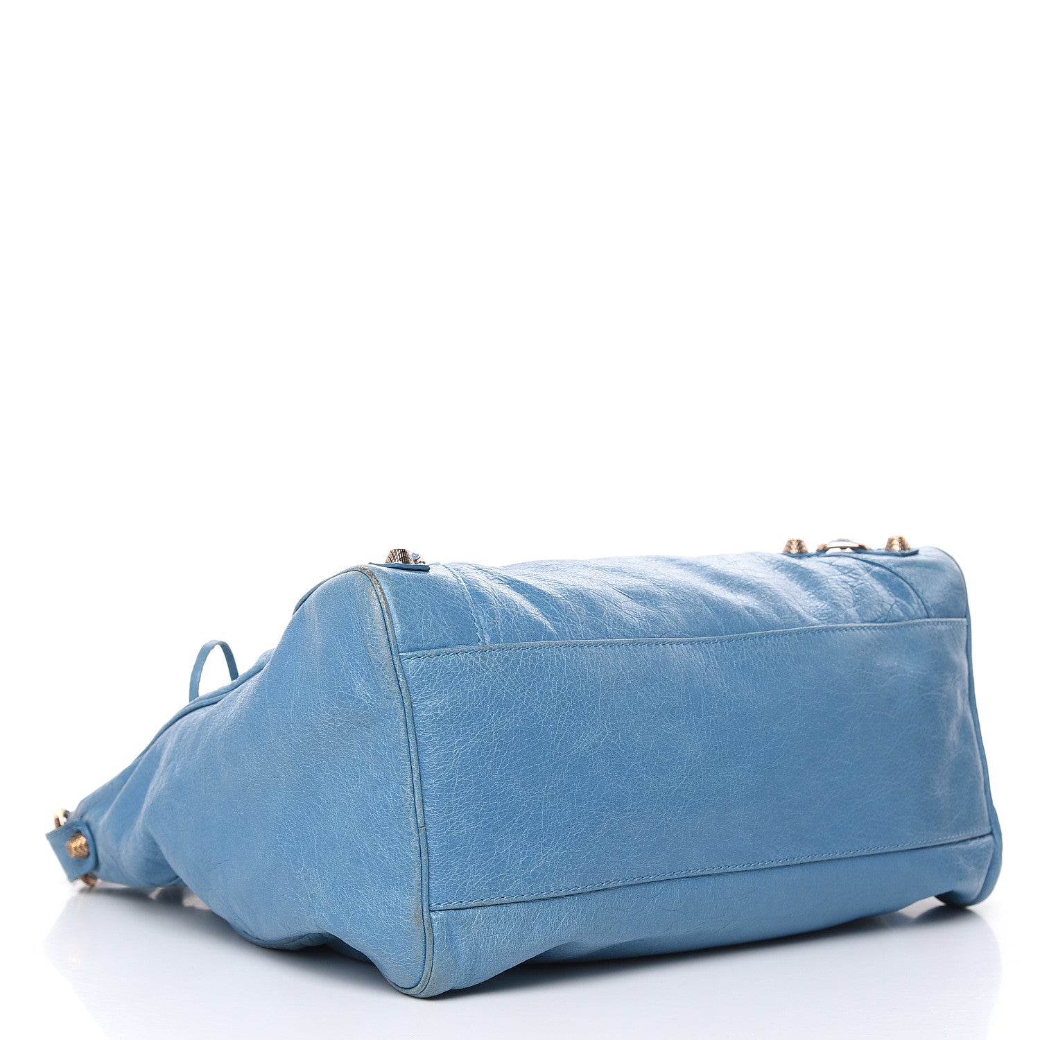 Balenciaga Agneau Giant 12 Rose Gold Hardware City Bleu Indigo 4 of 15
