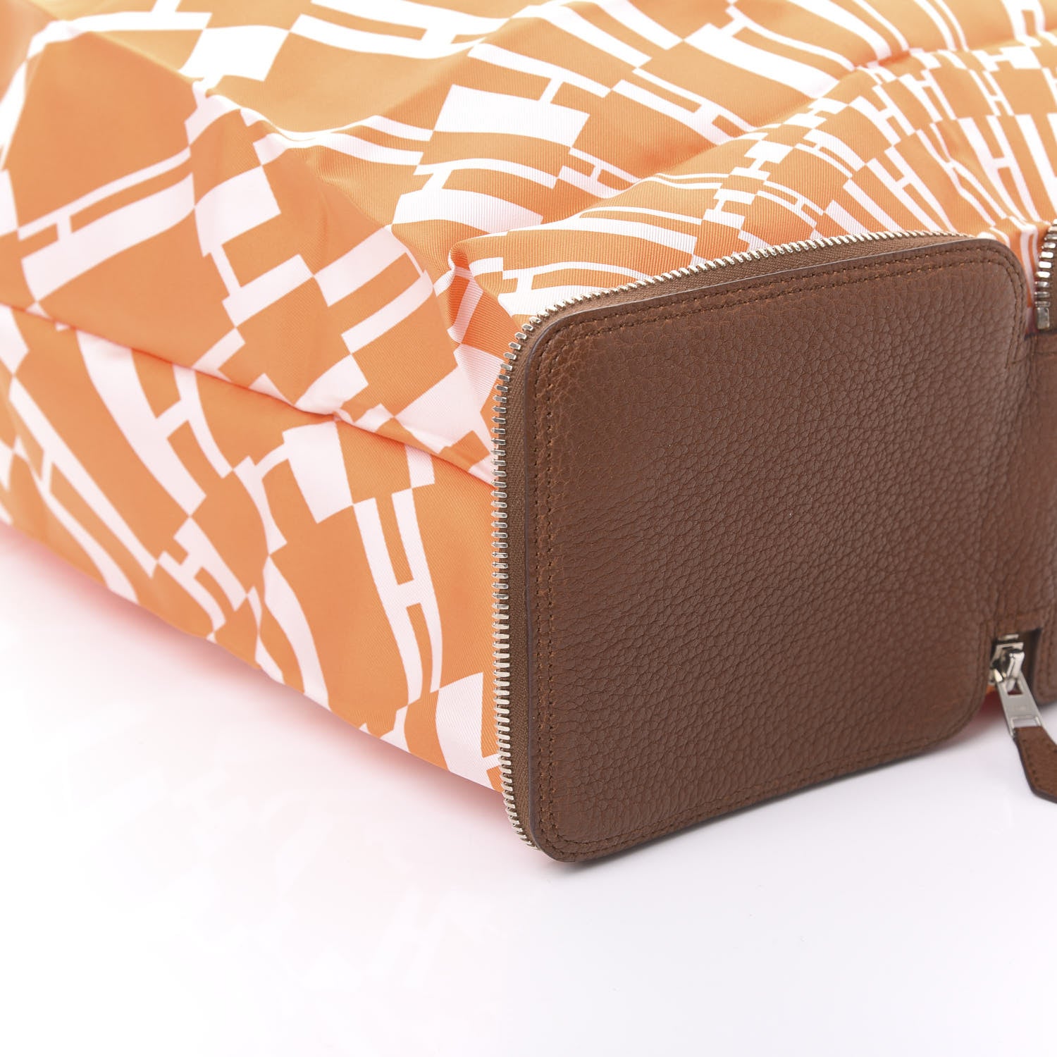 Hermes Buffle Silky Pop Shopper Tote Orange 6 of 14