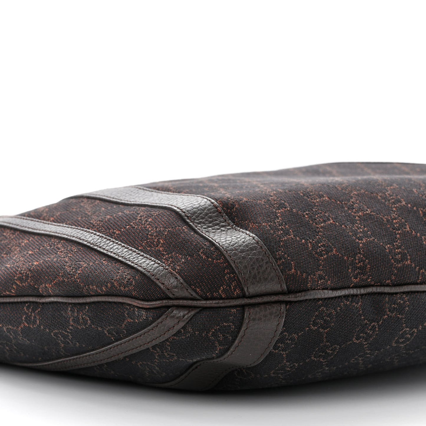 Monogram Medium Abbey Convertible Tote Dark Brown
