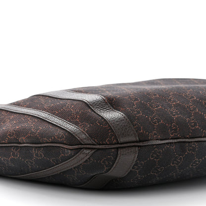 Gucci Monogram Medium Abbey Convertible Tote Dark Brown 9 of 14