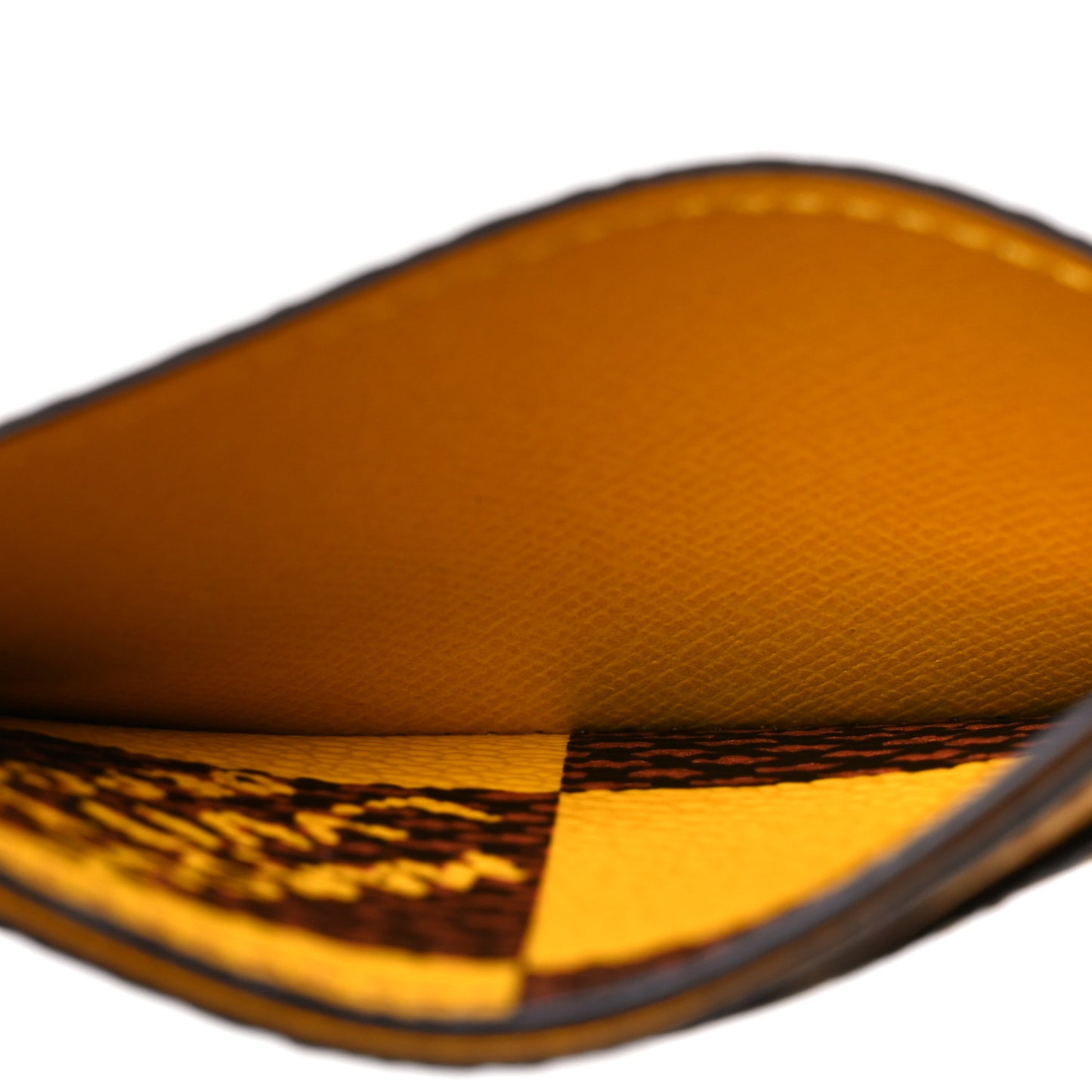 Damier Pop Pocket Organizer NM Yellow
