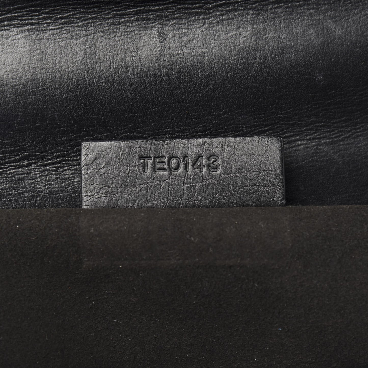 Textured Calfskin Medium Pandora Box Crossbody Bag Black