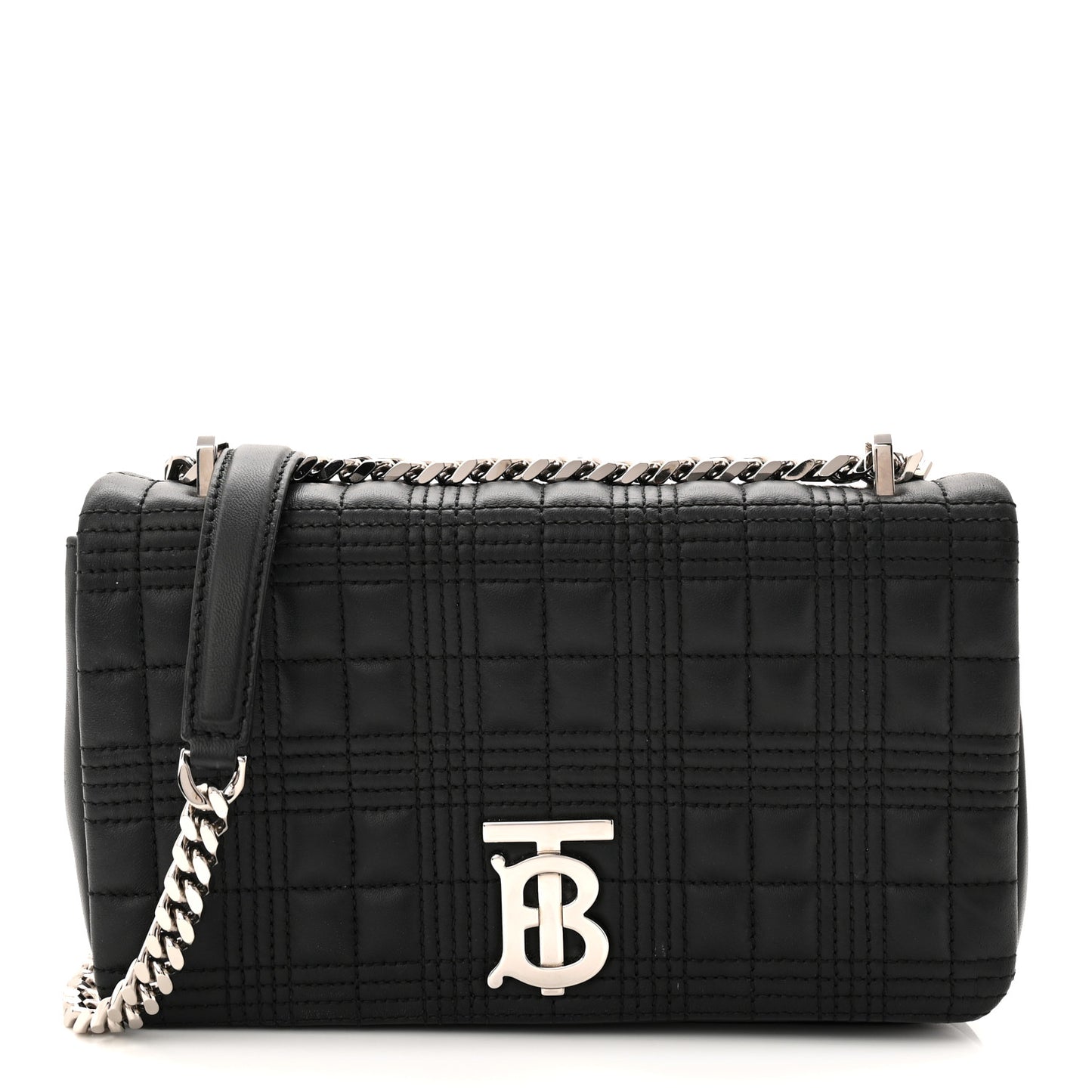 Lambskin Quilted Small Lola Bag Black
