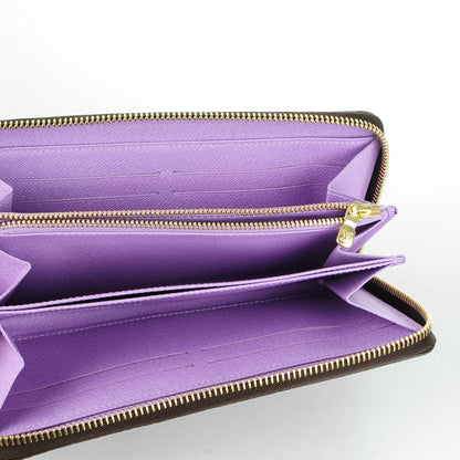 Louis Vuitton Damier Ebene Illustre Zippy Wallet Violet 5 of 7