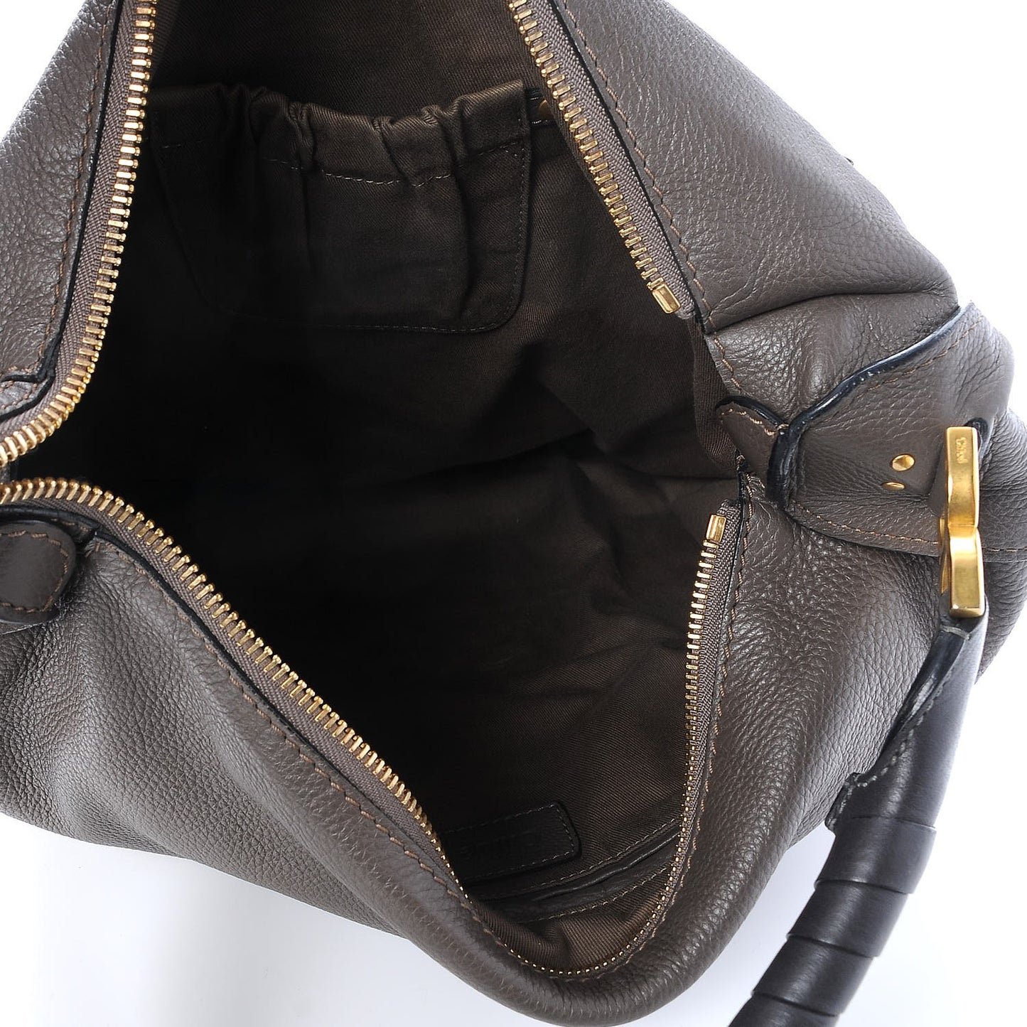 Calfskin Large Marcie Hobo Ash