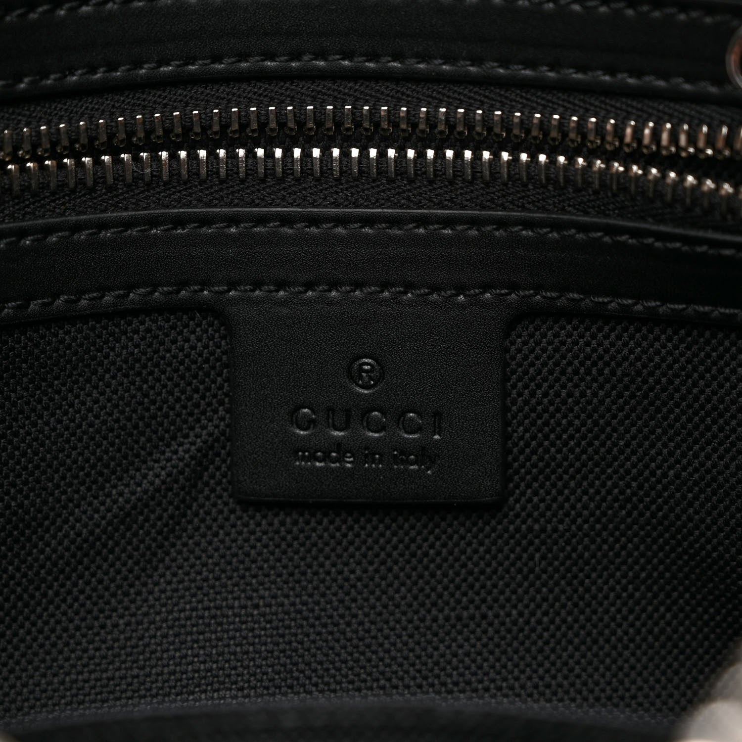 Gucci Soft GG Supreme Monogram Web Belt Bag Black Grey 6 of 11