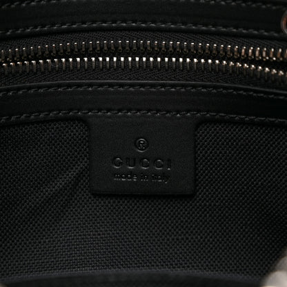 Gucci Soft GG Supreme Monogram Web Belt Bag Black Grey 6 of 11