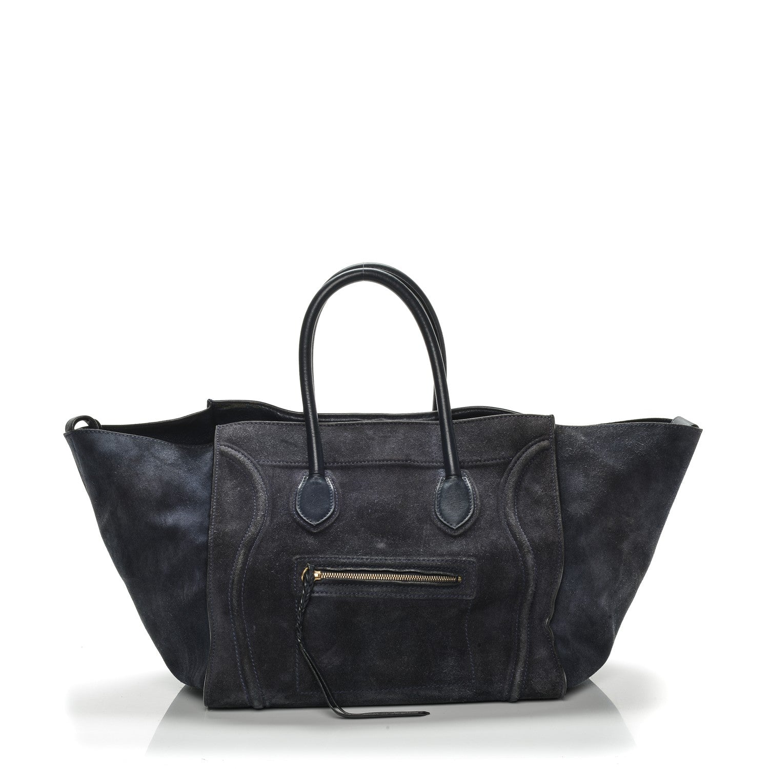 Celine Suede Large Phantom Luggage Midnight 1 of 17