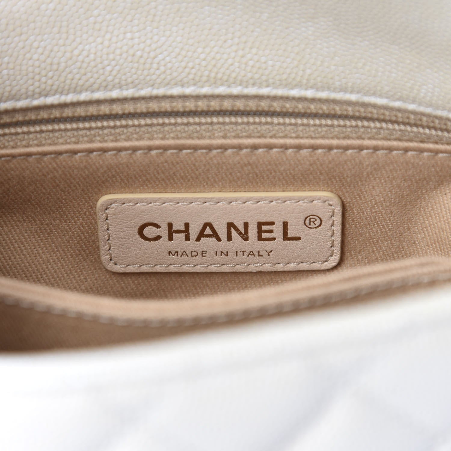 Chanel Iridescent Caviar Quilted Extra Mini Coco Handle Flap White 8 of 11